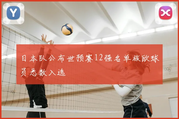 日本队公布世预赛12强名单旅欧球员悉数入选